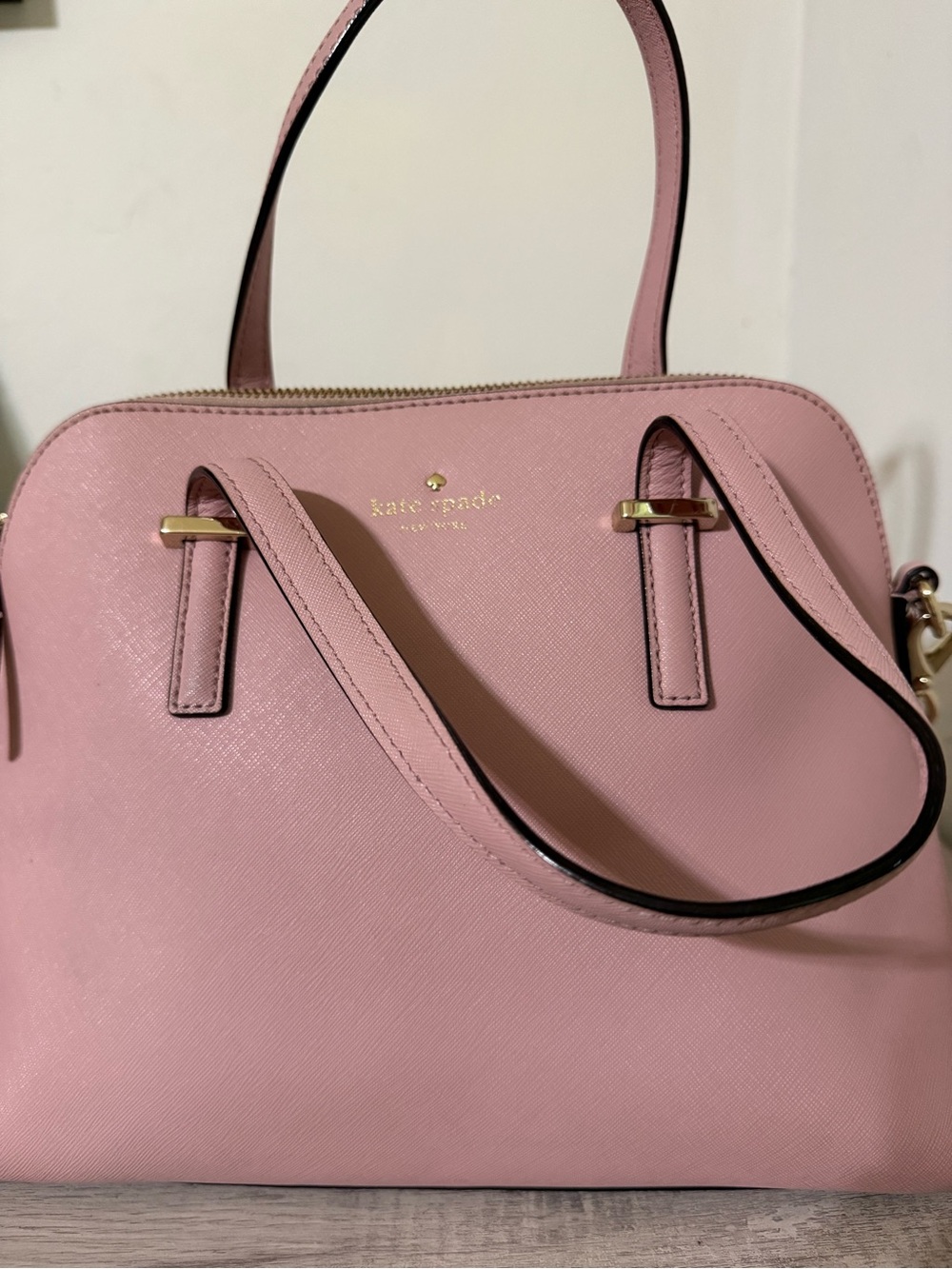 kate spade Light Pink Dome Satchel with Gold Hardware - Picture 6 of 7